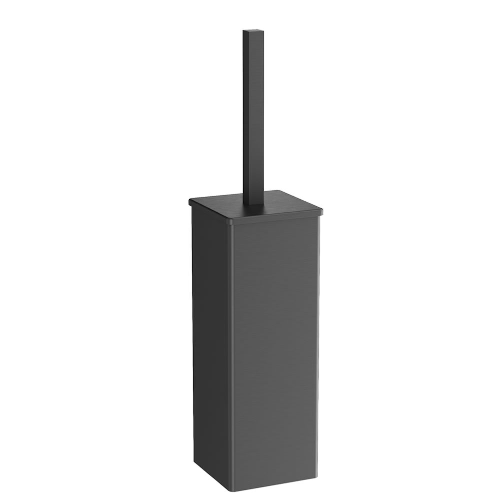 Cutout image of Crosswater Rotar Slate Toilet Brush Set